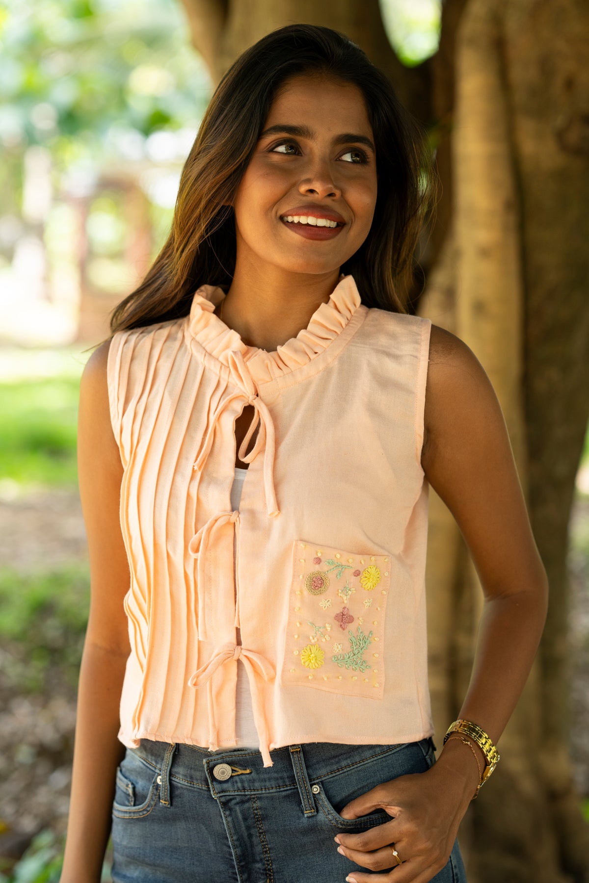 Peach Vest