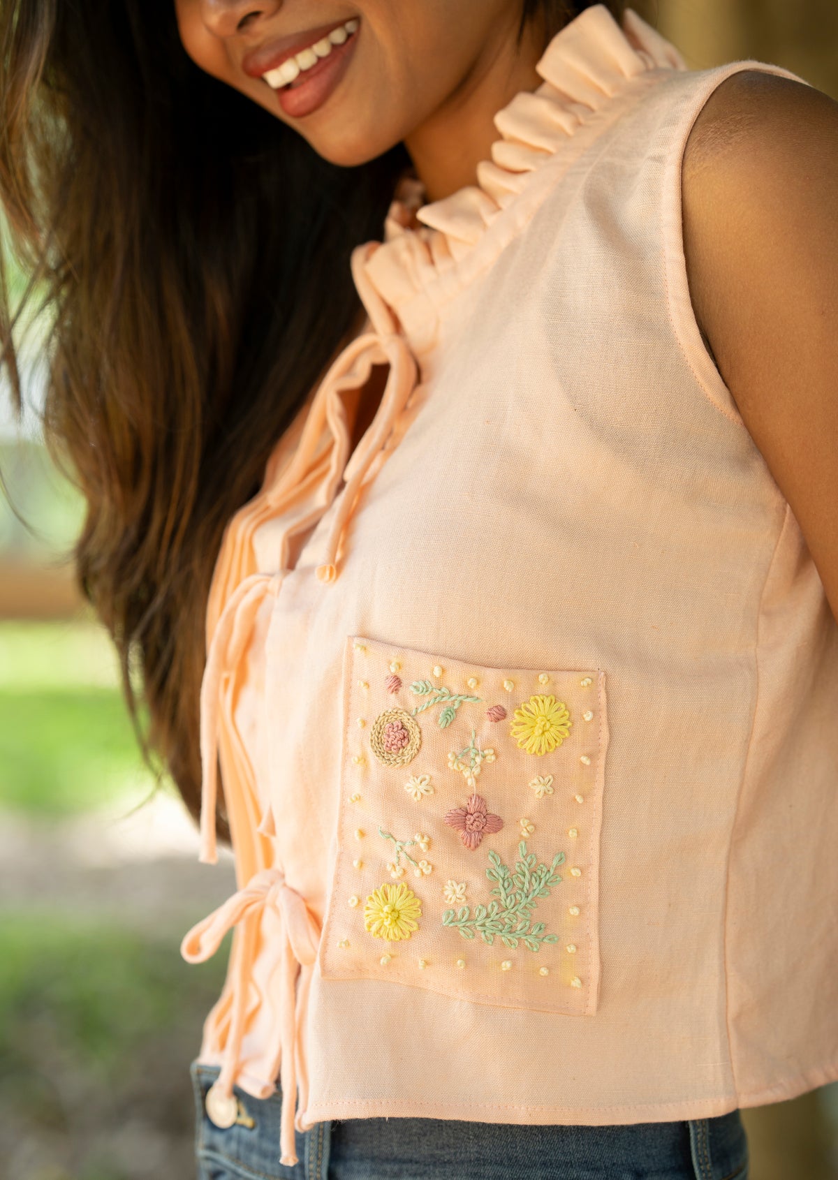 Peach Vest