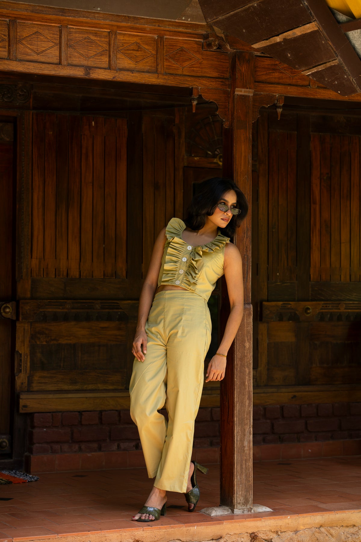 Olive Ruffle
